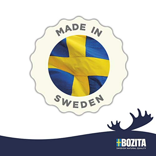 BOZITA Comida Original para Perros, 12 kg, alimento seco producido de Manera sostenible para Perros Adultos