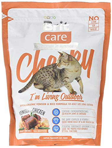 Brit Care Cat Cheeky I'm Living Outdoor Comida para Gatos - 400 gr