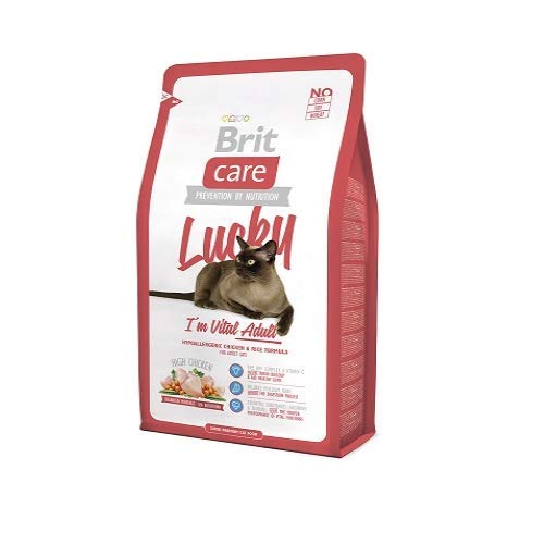 Brit Care Cat Lucky I'm Vital Adult Comida para Gatos - 2000 gr