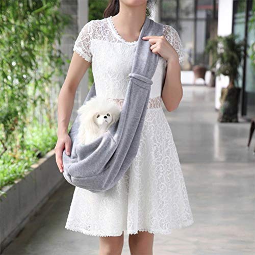 BUYGOO Bolso de Transporte para Perros Pequeños, Gatos, Cómodo y Duradero Bolso de Hombro para Mascotas Bandoleras Porta Perros