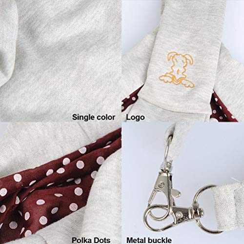 BUYGOO Bolso de Transporte para Perros Pequeños, Gatos, Cómodo y Duradero Bolso de Hombro para Mascotas Bandoleras Porta Perros