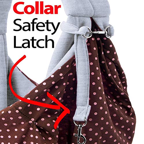 BUYGOO Bolso de Transporte para Perros Pequeños, Gatos, Cómodo y Duradero Bolso de Hombro para Mascotas Bandoleras Porta Perros