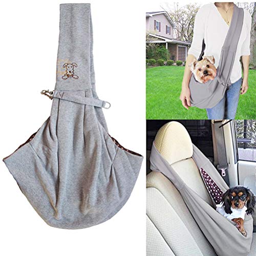 BUYGOO Bolso de Transporte para Perros Pequeños, Gatos, Cómodo y Duradero Bolso de Hombro para Mascotas Bandoleras Porta Perros