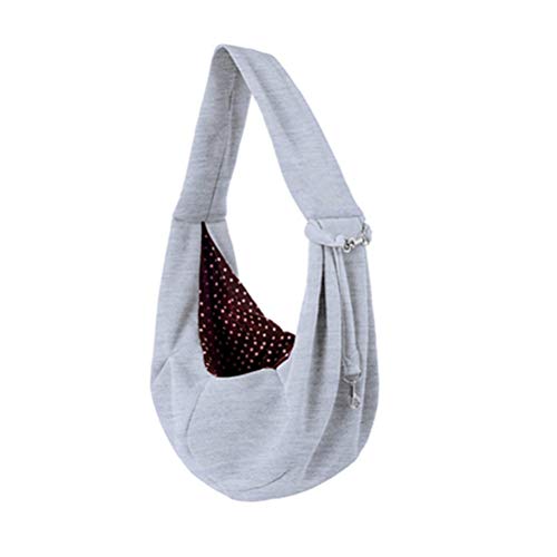 BUYGOO Bolso de Transporte para Perros Pequeños, Gatos, Cómodo y Duradero Bolso de Hombro para Mascotas Bandoleras Porta Perros