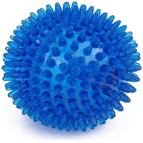 CABLEPELADO Pelota para Perros Erizo con Sonido 6 cm Azul