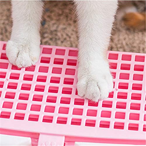 Caja de arena para gatos Cubierta Transparente Encerrada Recepción Sartén Gato De Interior Abierto Y El Uso De Los Contenedores Gran caja de arena para mascotas ( Color : Azul , tamaño : 42*40*53cm )