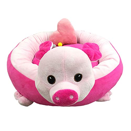 Cama para Perro Linda forma de cerdo de la tortuga cama del animal doméstico del gato del perro del gato grande Mat Sofá cama acogedora casa de perro del perrito de peluche Cojín Nido de reposo en cal