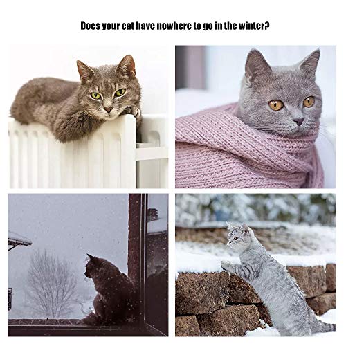 Cama Radiador para Gatos Lavable Extraíble Peluche con Estructura Metal Cama Gato Radiador Grande 46x30x25cm Cama para Radiador para Gatitos Cachorros Mascotas Pequeñas Cabe 5 Kg (Gris)
