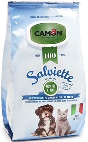 Camon Toallitas Aloe Vera 100Und, Un tamaño 1140 g