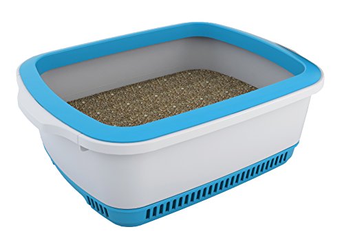Canada Litter 0897438000531 - Arenero noba Anti-Olor y Auto-secante, Color Azul