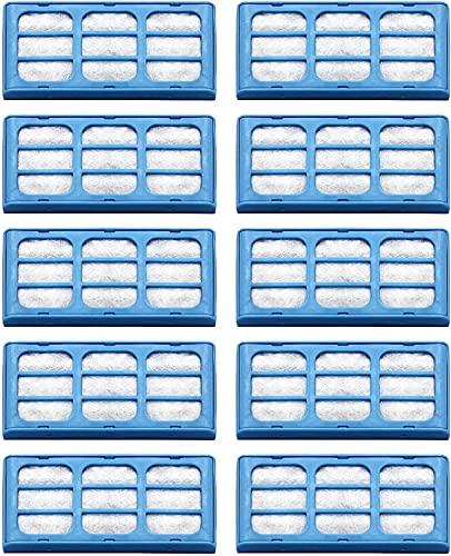 Cartuchos de Filtro Compatible con Cat Mate & Dog Mate Fuente, Filtro Purificación de Agua para Mascotas de Repuesto para Fuente para Perros y Gatos Poweka (10 Piezas)