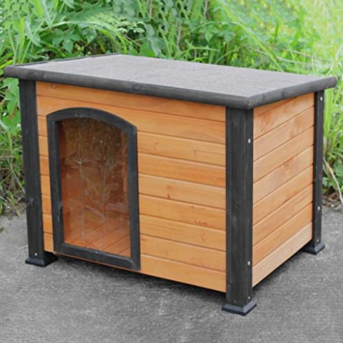 Casetas para perros Casa para Mascotas Casa para Perros Al Aire Libre Casa para Perros Al Aire Libre Casa para Perros De Madera Maciza Perrera Grande Perrera para Mascotas Cortina