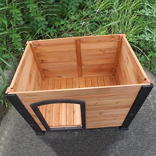 Casetas para perros Casa para Mascotas Casa para Perros Al Aire Libre Casa para Perros Al Aire Libre Casa para Perros De Madera Maciza Perrera Grande Perrera para Mascotas Cortina