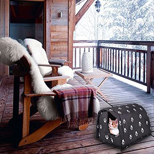 Casitas Para Gatos Exterior, Waterproof and Warm, Casa Para Gatos Exterior, Cama Para Gatos Y Perros, Caseta Perros Exterior, Cama Gato Cueva, Cálido Refugio Para Gatos Callejeros
