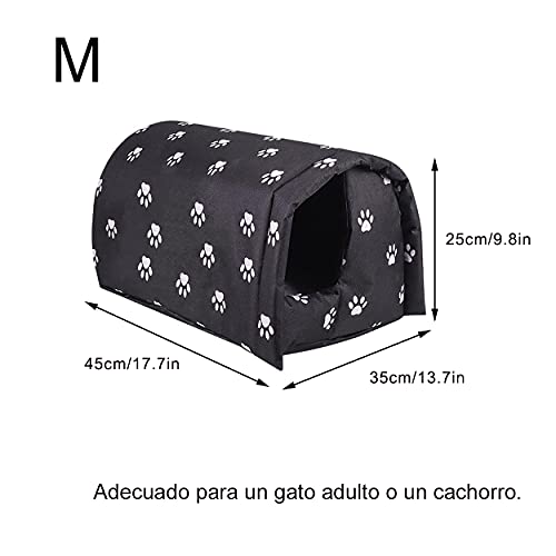 Casitas Para Gatos Exterior, Waterproof and Warm, Casa Para Gatos Exterior, Cama Para Gatos Y Perros, Caseta Perros Exterior, Cama Gato Cueva, Cálido Refugio Para Gatos Callejeros