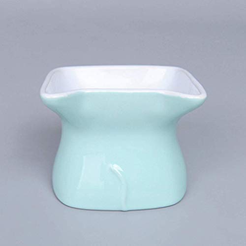 Cat Bowls, Alimentador Del Animal Doméstico Inclinado Cerámica Cerámica Patrón Comedero De La Historieta Por Un Gato O Un Perro,Rosado
