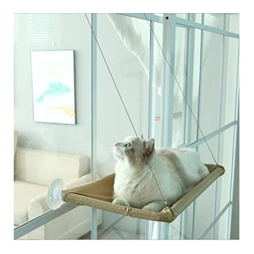 Cat Hammock Sunny Asiento De Asiento Ventana Cat Perse 4 Ventosas Grandes Sostiene 10 Kg, Ahorro De Espacio Y Cama De Gato Montada En Seguridad