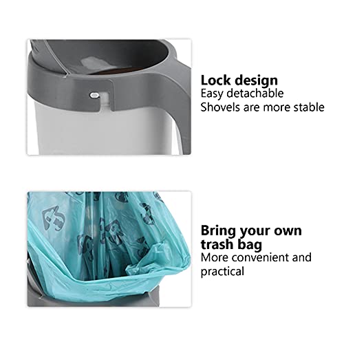Cat Litter Scooper Pet Cat Litter Pala de Arena con Bolsas de Basura Kitten Pooper Lifter para Limpiar la Caja de Arena para Gatos
