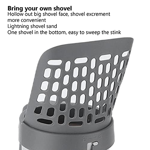 Cat Litter Scooper Pet Cat Litter Pala de Arena con Bolsas de Basura Kitten Pooper Lifter para Limpiar la Caja de Arena para Gatos