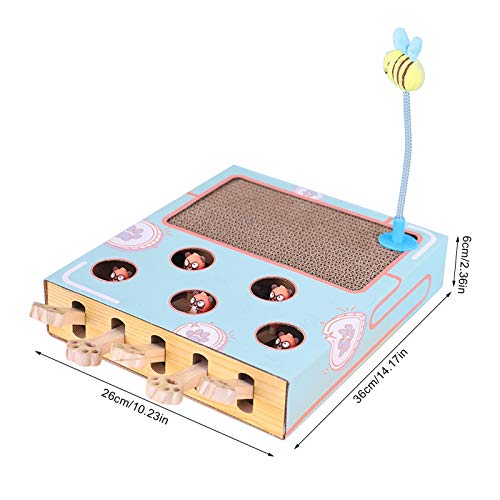 Cat Scratche, un juguete interactivo multifuncional para gatitos, un juguete para gatos para jugar con papel corrugado de hámster, una tabla para rascar gatos para hacer un juguete para gatos