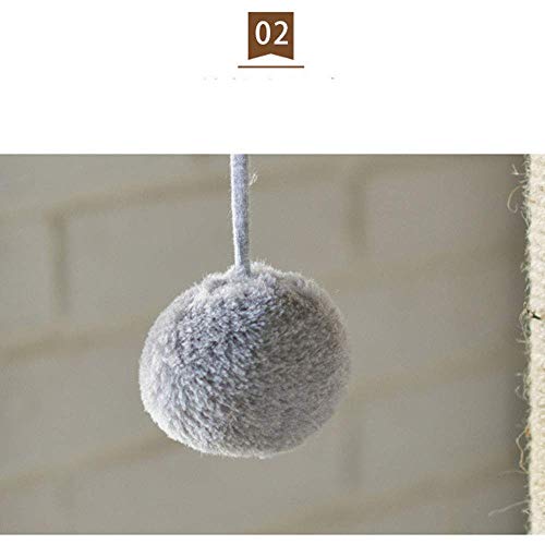 Cat Tree Sisal Scratching Post Kitten Furniture Plush Condo Playhouse with Dangling Toys Cats Activity Centre(D)