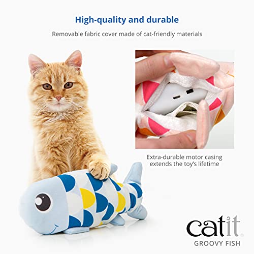 Catit Groovy Fish Juguete para Gatos, Rosa