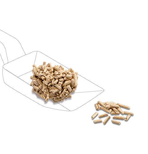 Cat's Best Arena para Gatos Aglomerante Smart Pellets (10 kg). Tierra para Gatos de hasta 7 Semanas de Uso. Lecho para Gatos Natural Absorbente.