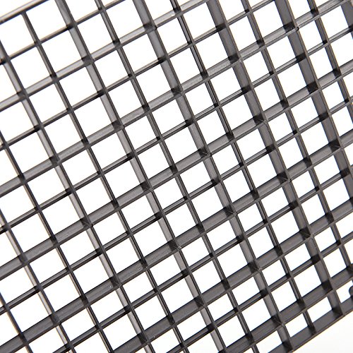 CCCYMM 4 piezas de rejilla divisor bandeja huevo cajón Louvre acuario peces tanque inferior aislamiento, color blanco
