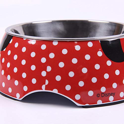Cerdá - For Fan Pets, Comedero para Mascotas de Minnie Mouse - Licencia Oficial Disney, Multicolor, S