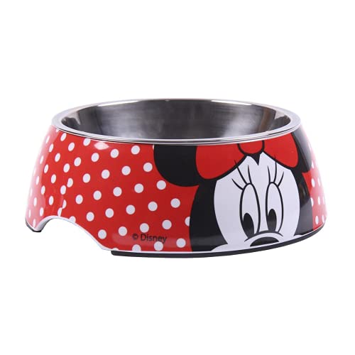 Cerdá - For Fan Pets, Comedero para Mascotas de Minnie Mouse - Licencia Oficial Disney, Multicolor, S