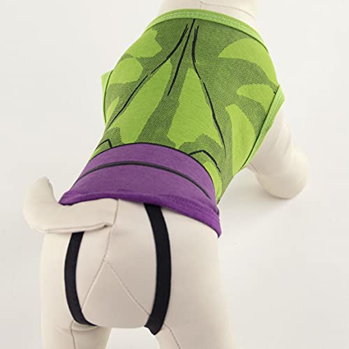 CERDÁ LIFE'S LITTLE MOMENTS - For Fan Pets, Camiseta para Perro de Hulk - Licencia Oficial Marvel, Verde