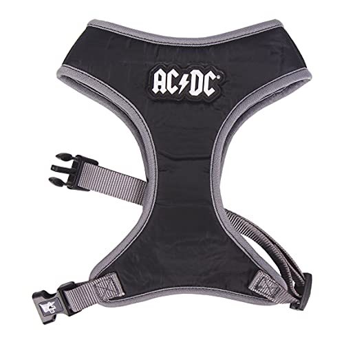 CERDÁ LIFE'S LITTLE MOMENTS - ForFanPets, Arnes de Pecho Perro de ACDC - Licencia Oficial ACDC, Negro, S-M (2800000407)