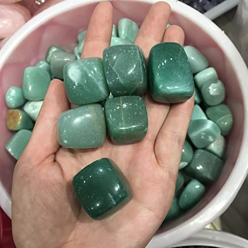 CHANWA Aventurina Natural Cristal Grava Mineral purifica DEGAUSSING Tanque de Peces Ornamental Cristal de curación Natural (Size : 100g)