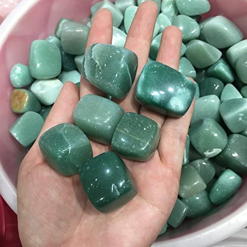 CHANWA Aventurina Natural Cristal Grava Mineral purifica DEGAUSSING Tanque de Peces Ornamental Cristal de curación Natural (Size : 100g)