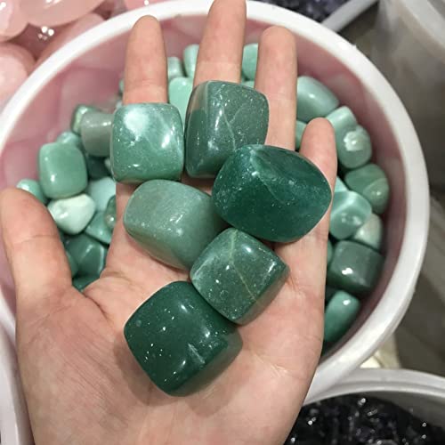 CHANWA Aventurina Natural Cristal Grava Mineral purifica DEGAUSSING Tanque de Peces Ornamental Cristal de curación Natural (Size : 100g)
