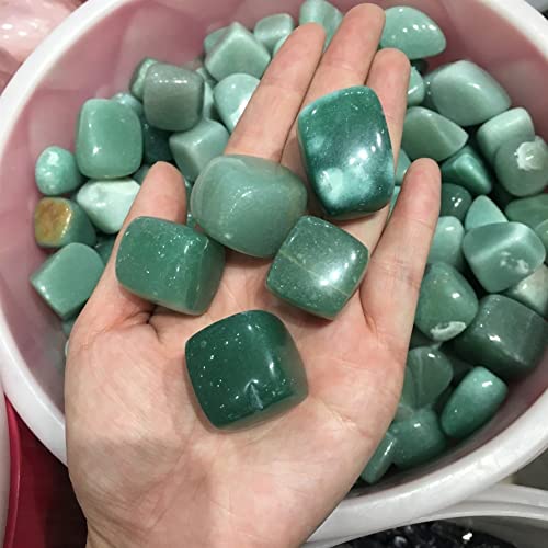 CHANWA Aventurina Natural Cristal Grava Mineral purifica DEGAUSSING Tanque de Peces Ornamental Cristal de curación Natural (Size : 100g)