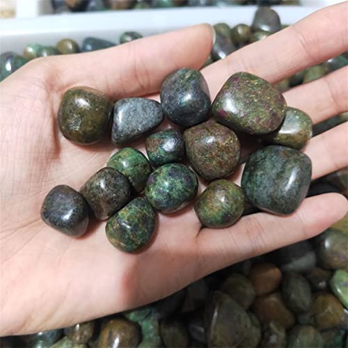 CHANWA Natural Tesoro Rojo Y Verde Arena Natural Grava Dega Abstriz De Ore Crystal Piedras Naturales Y Minerales Cristal de curación Natural (Size : 100g)