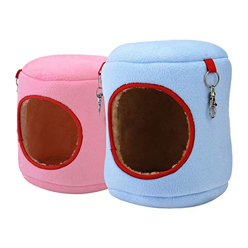 Cheaonglove Cama Hamster Camas para Gatos Hámster Hamaca Guinea Cerdo casa Hurón hamacas Hamacas de Rata para Jaula Jaula de Ratas Accesorios Blue,XL