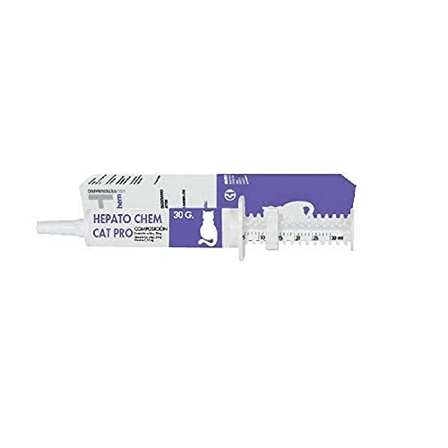 Chemical HEPATO Chem Cat Pro para la Insuficiencia Hepática de Mascotas - Tubo 30 gr