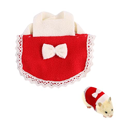 chora Disfraz de Animal pequeño, Lindo arnés para Mascotas, Chaleco Decorativo con Lazo, Camiseta acogedora para Conejillo de Indias, hurón, Conejito, Gatito, Chihuahua y Otros Animales pequeños