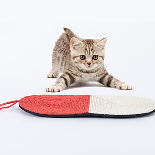 Colchonetas de Sisal Gato Rasguño Alfombra Anti- Resbalón Rasguño Durmiendo Estera Gato Mascota Juguete Gato Gato Rectificado Garras Protección Muebles