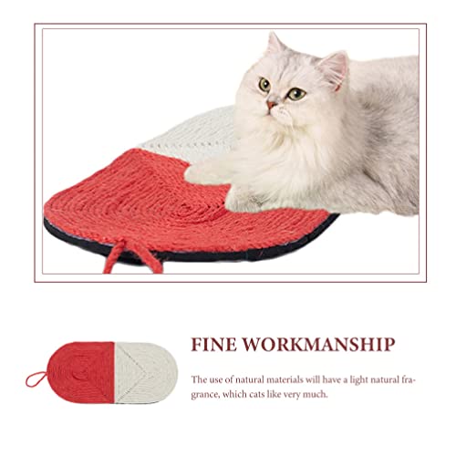 Colchonetas de Sisal Gato Rasguño Alfombra Anti- Resbalón Rasguño Durmiendo Estera Gato Mascota Juguete Gato Gato Rectificado Garras Protección Muebles