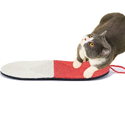 Colchonetas de Sisal Gato Rasguño Alfombra Anti- Resbalón Rasguño Durmiendo Estera Gato Mascota Juguete Gato Gato Rectificado Garras Protección Muebles