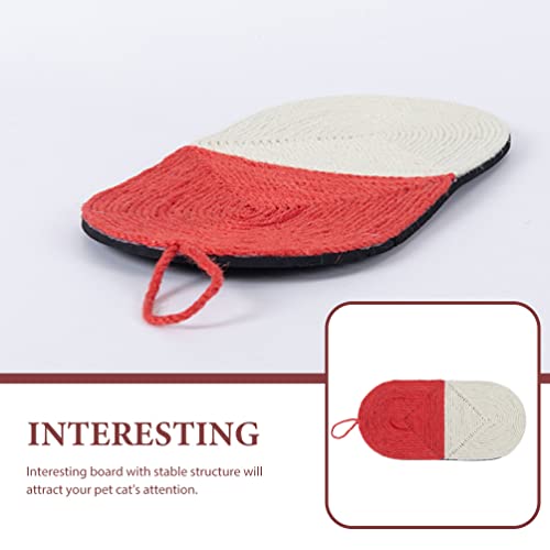 Colchonetas de Sisal Gato Rasguño Alfombra Anti- Resbalón Rasguño Durmiendo Estera Gato Mascota Juguete Gato Gato Rectificado Garras Protección Muebles