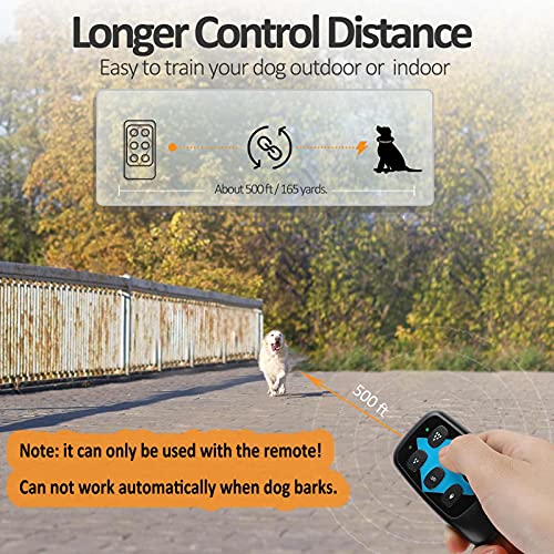 Collar Adiestramento Perros, 【No Puede funcionar automáticamente】 Collares Antiladridos con Control Remoto, 2 Modos con Citronela Spray y Vibración y Sonido, Collare Entrenamiento,152m Recargable