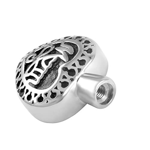 Collar De Cenizas Para Hombre Plata De Leycollar De Urna Conmemorativa De Acero Inoxidable "Mamá En Mi Corazón" Cremación De Recuerdo Para Guardar Las Cenizas De Sus Seres Queridos,A
