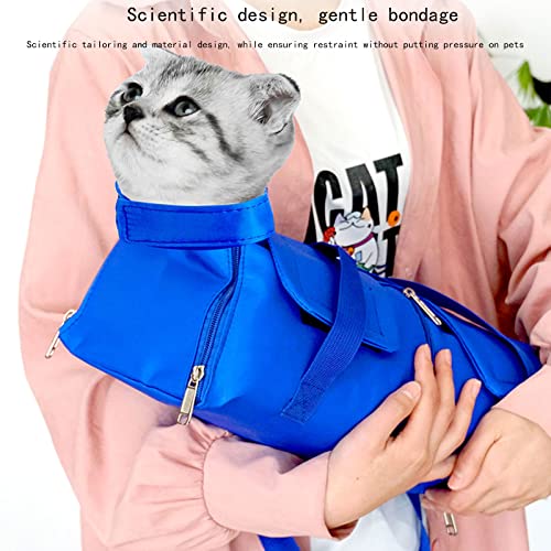 Colorful life Los Perros Y Gatos Usan Bolsa Baoding, Inyección, Infusión, Cortaúñas, Bolsa De Cuidado Multifuncional Duradera, Antiarañazos, Mascota Fija para Tirar De Las Orejas,L