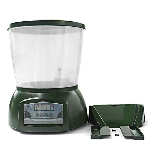 Comedero Automatico Peces Estanque Alimentador de pescado Pescado Dispensador de alimentos Digital Acuario Temporizador Temporizador con máquina de alimentación de alimentos alimentador automatico 77