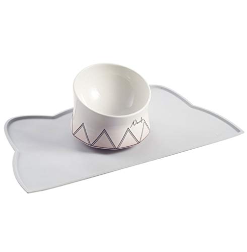 Comedero Gato Ceramica Elevado, Comedero Gato Antivomito Tazón De Gato Ortopédic, Antideslizante Y Antiderrame,para Alivio De Bigote Fatiga, Proteger La Columna Vertebral