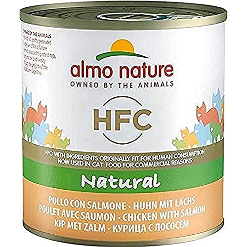 Comida clásica para gatos, pollo y salmón, 12 unidades (12 x 280 g)